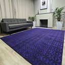 Ver imagem 3 de Tapete Carpete Sala Quarto Elegante Geométrico 1,50 x 2,00 - Cor Violeta