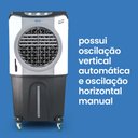 Ver imagem 7 de Climatizador Portátil de Ar Frio 4 em 1 Zellox Zlx-100 Master 110v