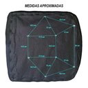 Ver imagem 3 de Assento Ergonômico para Cadeira de Escritório Tela Mesh Preto Economia Solar