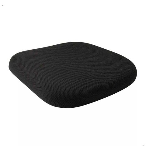Assento Ergonômico para Cadeira de Escritório Tela Mesh Preto Economia Solar