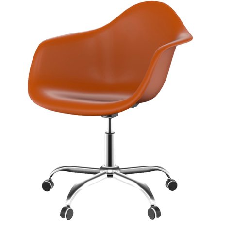 Cadeira Escritório Arm Base Cromada DSW-M Office