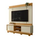 Ver imagem 3 de Rack Home Theater Siena 2 Portas com Kit Pés - Cumaru/opala Madetec