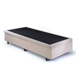 Cama Box Baú Solteirinho 78x188x42cm Suede com Pistão a Gás - 7