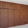 Painel Ripado Wpc Interno Low Cor: Nogueira Kit 5 Un - 2,90m X 15cm, 0,43m² - 5