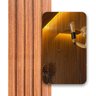 Painel Ripado Wpc Interno Low Cor: Nogueira Kit 5 Un - 2,90m X 15cm, 0,43m² - 6