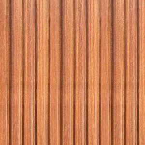 Painel Ripado Wpc Interno Low Cor: Nogueira Kit 5 Un - 2,90m X 15cm, 0,43m²