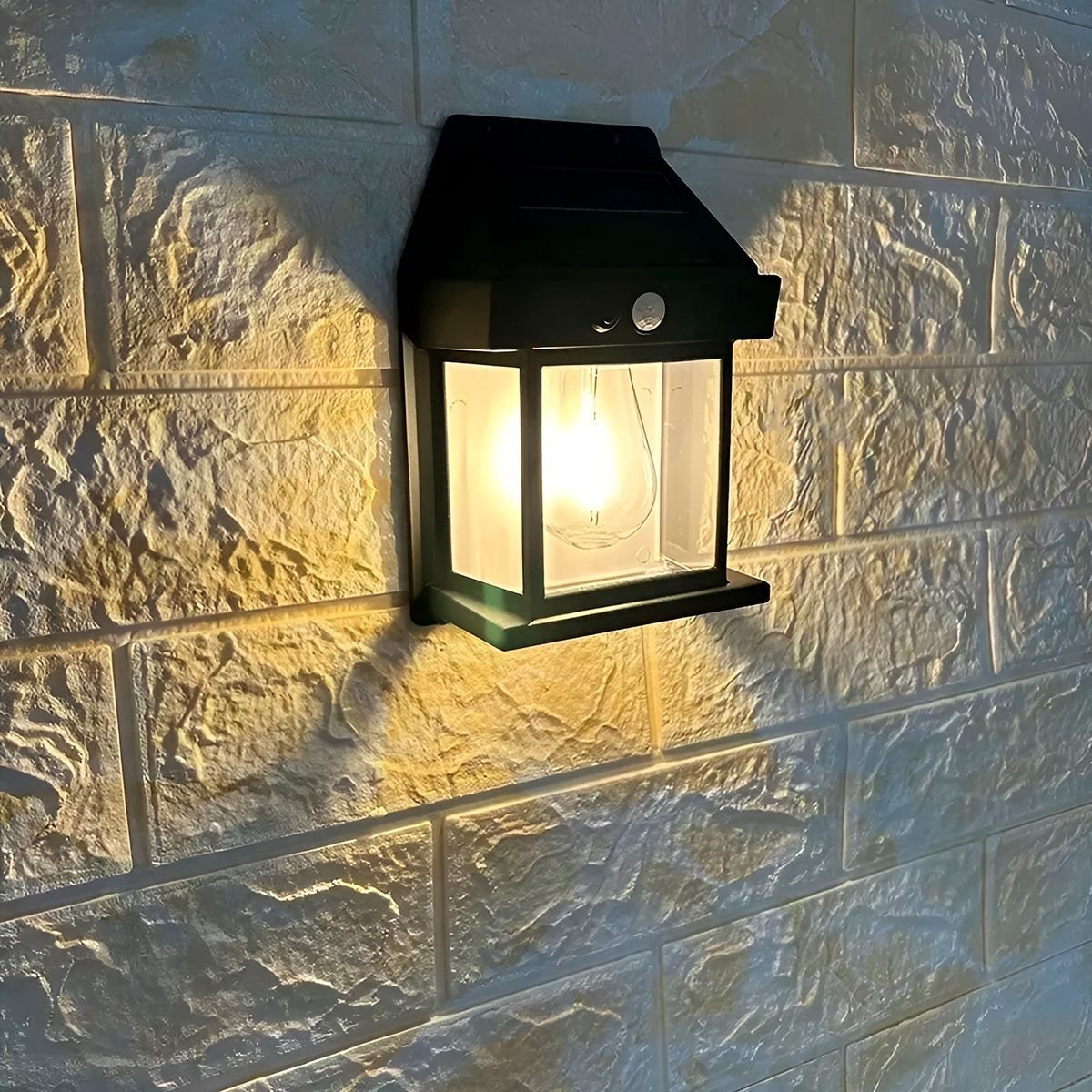 Luminária Estilo Arandela Iluminação Externa Led Solar - 1