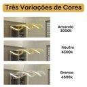 Ver imagem 4 de Lustre Pendente Luminaria Luxo DNA 36W Espiral Molecular Iluminaçao Sala Cozinha Quarto Mesa Jantar