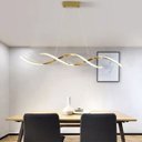 Ver imagem 2 de Lustre Pendente Luminaria Luxo DNA 36W Espiral Molecular Iluminaçao Sala Cozinha Quarto Mesa Jantar
