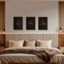 Ver imagem 4 de Kit 03 Placas Mdf Amor Fé Gratidão Decoração Tam 28,7x22 Ar5