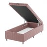 Base de Cama Box Solteiro Vision com Baú Turkey/rose - Vian - 1