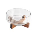 Ver imagem 1 de Saladeira de Vidro com Base 15 Cm Mimo Acácia Vd24049