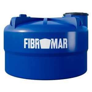 Tanque 5.000 Litros Azul Polietileno Fibromar