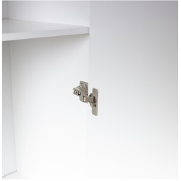 ARMÁRIO SEMIABERTO BRANCO COM PRATELEIRAS INTERNAS 15MM - 5