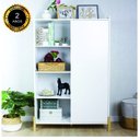 Ver imagem 1 de ARMÁRIO SEMIABERTO BRANCO COM PRATELEIRAS INTERNAS 15MM