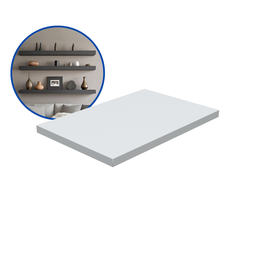 1 Prateleira Branca 30X20 Com Suporte Flutuante Mdf  Organizadora Decoração Cozinha Quarto Banheiro - 2
