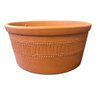 Vaso Cerâmica Artesanal Barro Grande Pendurar Planta 26x13cm Marrom-claro Cerâmico - 1