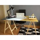 Ver imagem 1 de Ferramenta P/ Ateliês e Bancadas Par Cavaletes Madeira 80cm