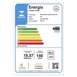 Freezer e Conservador Vertical Hq 146 Litros Portas Reversíveis Defrost Hq146fv - 4