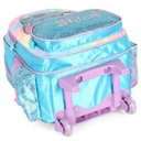 Ver imagem 4 de Mochila Escolar de Rodinhas Infantil Stitch Peluciada Disney Azul