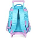 Ver imagem 2 de Mochila Escolar de Rodinhas Infantil Stitch Peluciada Disney Azul
