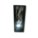Ver imagem 3 de Abajur em Mdf 3Mm Marrom Rústico \ Preto 29cm LED 110V\220V
