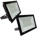 Ver imagem 5 de Kit 2 Refletor 100w Led Smd Holofote Bivolt Externo Luz Branca Refletor Led 100w