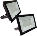 Ver imagem 5 de Kit 2 Refletor 100w Led Smd Holofote Bivolt Externo Luz Branca Refletor Led 100w