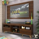 Ver imagem 1 de Rack c/ Painel TV 65" Retrô Holanda Multimóveis BR3133 Duna/Natural