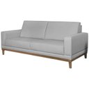 Ver imagem 1 de Sofa 2 Lugares 145 cm Crons Linho Cinza Vazzano