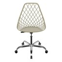 Ver imagem 4 de Kit 2 Cadeiras Escritório Base Aço Cromado Kayla Office