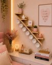 Ver imagem 6 de Porta Xicaras para Parede Decorativo Sala Cantinho do Café