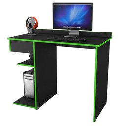 Mesa Gamer - Abx Preto-verde - 1