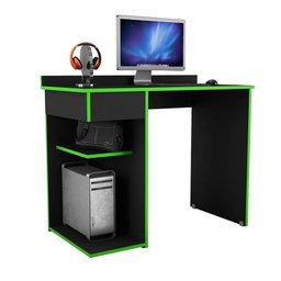 Mesa Gamer - Abx Preto-verde - 4