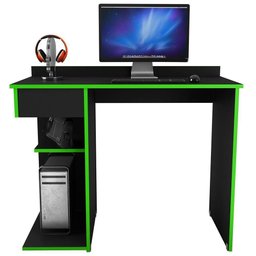 Mesa Gamer - Abx Preto-verde - 5