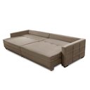 Ver imagem 3 de Sofá Sem Caixa Retrátil Reclinável 2,50m Karen Veludo Cappuccino Adonai Estofados