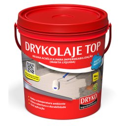 Impermeabilizante Drykolaje Top Branco 4kg Dryko - 1