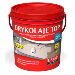 Impermeabilizante Drykolaje Top Branco 4kg Dryko