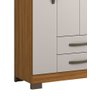Guarda-Roupa 3 Portas NT 5000 Freijó com Off White - Notável - 3