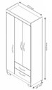 Ver imagem 6 de Guarda-Roupa 3 Portas NT 5000 Freijó com Off White - Notável