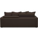 Ver imagem 2 de Sofá Retrátil Reclinável para Sala de Estar Living 195cm Vêneto F04 Veludo Marrom - Lyam Decor