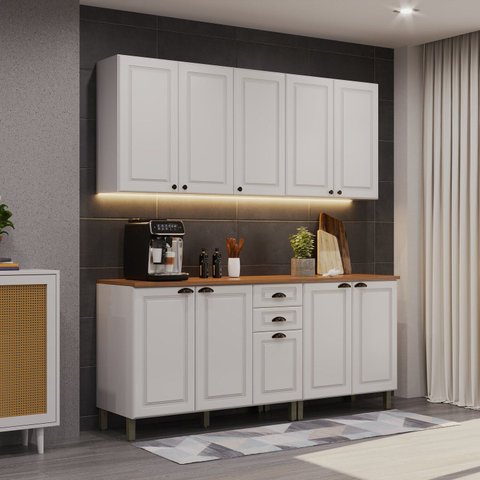 Cozinha Americana Modulada Compacta 4 Peças  Paris