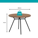 Ver imagem 4 de Conjunto de Sala de Jantar 4 Cadeiras Argelia Carraro Freijó Preto