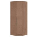 Ver imagem 3 de Guarda-Roupa Modulado 4 Peças MDF com LED e Porta Reflecta Macadâmia