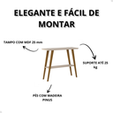 Ver imagem 2 de Aparador de Sala Buffet Cantinho do Café Cozinha Recepção Pés de Madeira Hall Entrada