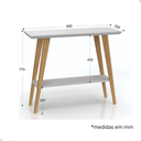 Ver imagem 3 de Aparador de Sala Buffet Cantinho do Café Cozinha Recepção Pés de Madeira Hall Entrada