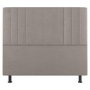 Ver imagem 3 de Cabeceira E Baú Cama Box King Size Grace 195cm Suede Bege