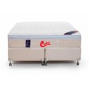 Ver imagem 3 de Cama Box + Colchão Castor King Vitagel Euro One Face Pocket 180x200x59cm
