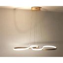 Ver imagem 7 de Lustre Pendente Infinito Led Arco Perfil 3 em 1 Moderno Hall de Entrada Sala de Jantar Recepçao Hote