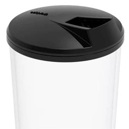 48 Farinheiras Porta Farofa Temperos 400ml Preto Restaurantes Buffets Eventos Crippa - 2